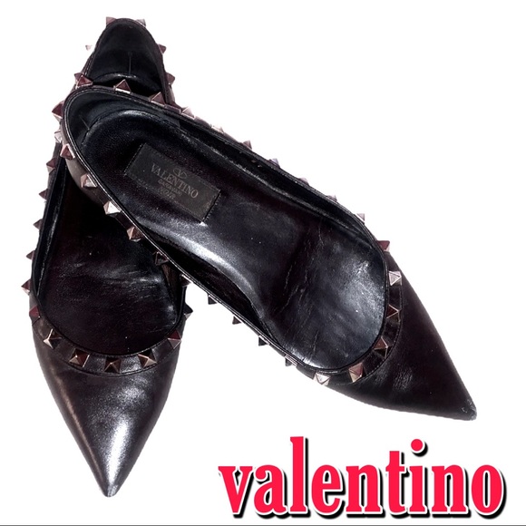 Valentino Shoes - Valentino Rockstud Ballerina Flats